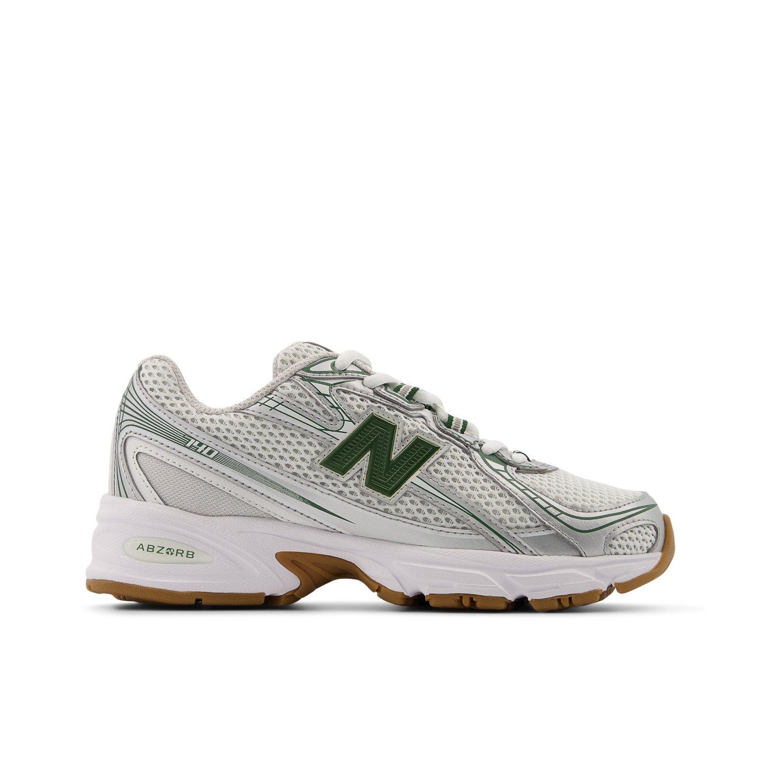 New Balance 740 "White/Green" Grade School Boys' Shoe